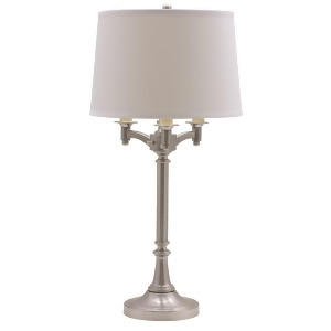 House of Troy Lancaster Satin Nickel Six Way Table Lamp L850-sn - All