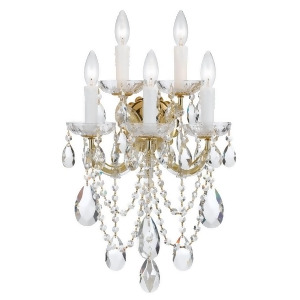 Crystorama Maria Theresa Chandelier Crystal Elements Crystal 4425-Gd-cl-s - All