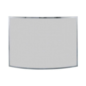 Uniflame Single Panel Curved Pewter Screen S-1613 - All