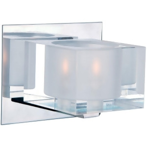 Maxim Lighting Cubic 1-Light Bath Vanity Polished Chrome 10001Clpc - All