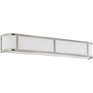 Nuvo Lighting Odeon Es 4 Light Wall Sconce w/ White Glass 60-3804 - All
