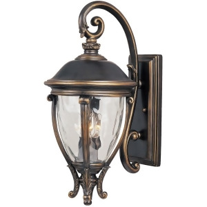 Maxim Camden Vx 3-Light Outdoor Wall Lantern Golden Bronze 41425Wggo - All