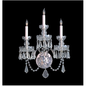 Crystorama Traditional Crystal Elements Crystal Wall Sconce 5023-Ch-cl-s - All