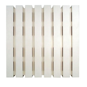 Craftmade Premium Builder Loud 2-Note Chime Slatted Cover in White Cl-dw - All