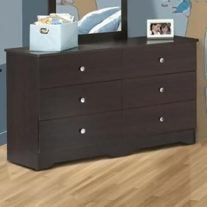 Nexera Pocono Collection 6 Drawer Double Dresser 4606 - All