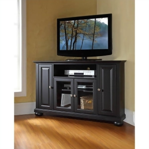 Crosley Furniture Alexandria 48 Corner Tv Stand Black Kf10006abk - All