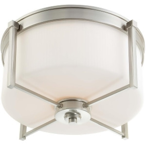 Nuvo Lighting Wright 3 Light Large Flush Fixture w/ White Glass 60-4712 - All