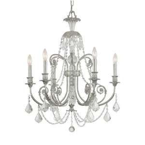 Crystorama Regis Crystal Elements Crystal Wrought Iron Chandelier 5116-Os-cl-s - All
