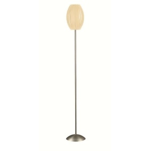 Lite Source Egg Floor Lamp Satin Steel Ls-8875ss/wht - All