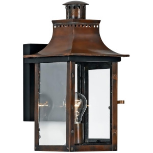 Quoizel 1 Light Chalmers Outdoor Wall Lanterns Aged Copper Cm8408ac - All
