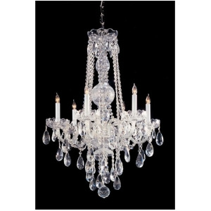 Crystorama Traditional Crystal Elements Crystal Chandelier 1105-Ch-cl-s - All