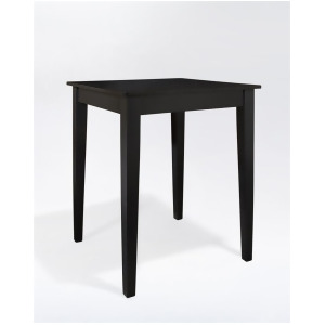 Crosley Furniture Tapered Leg Pub Table Black Kd20002bk - All