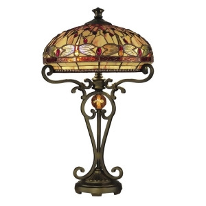 Dale Tiffany Dragonfly Table Lamp Tt10095 - All