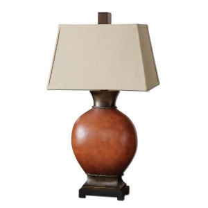 Uttermost Suri Burnished Red Table Lamp 26517 - All