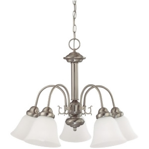 Nuvo Lighting Ballerina 5 Light 24 Chandelier w/ Frosted Glass 60-3240 - All