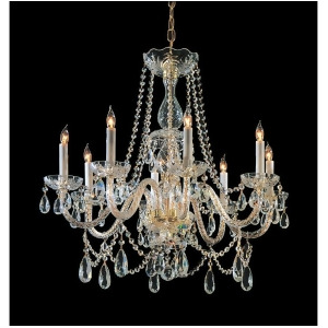 Crystorama Traditional Crystal Elements Crystal Chandelier 1128-Pb-cl-s - All
