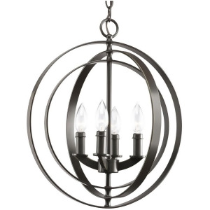 Progress Equinox 4 Light Foyer Light Antique Bronze Matching P3827-20 - All