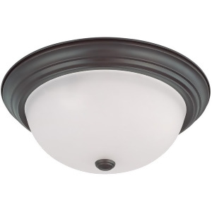 Nuvo Lighting 3 Light 15 Flush Mount w/ Frosted White Glass 60-3147 - All