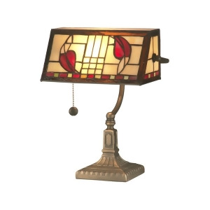 Dale Tiffany Henderson Bankers Accent Lamp Ta11010 - All