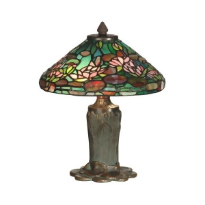 Dale Tiffany Floral Leaf Tiffany Table Lamp Tt10334 - All