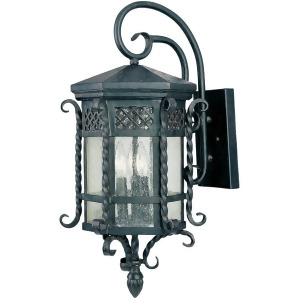 Maxim Scottsdale 3-Light Outdoor Wall Lantern Country Forge 30124Cdcf - All