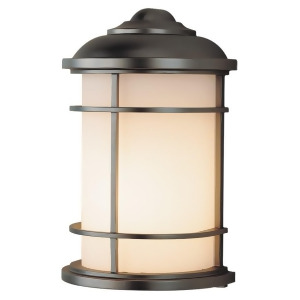 Feiss Lighthouse 1-Light Wall Lantern in Burnished Bronze Ol2203bb - All