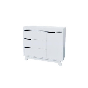 Babyletto Hudson Changer-Dresser in White M4223w - All