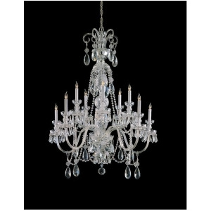 Crystorama Traditional 10 Lt Clear Crystal Chrome Chandelier Iv 5020-Ch-cl-mwp - All