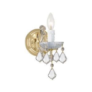 Crystorama Maria Theresa 1 Light Clear Crystal Gold Sconce I 4471-Gd-cl-mwp - All
