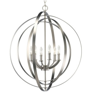 Thomasville Lighting Equinox 6-Light Foyer in Burnished Silver P3889-126 - All