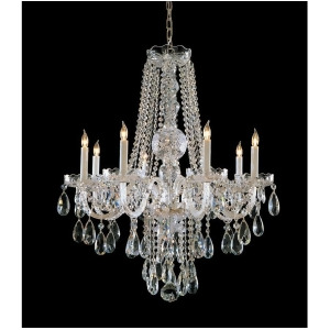 Crystorama Traditional Crystal Spectra Crystal Chandelier 1108-Ch-cl-saq - All