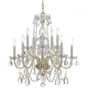 Crystorama Traditional Crystal Elements Crystal Chandelier 1130-Pb-cl-s - All