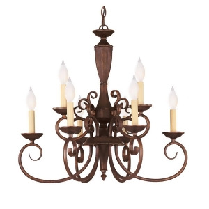 Savoy House Liberty 9 Light Chandelier in Walnut Patina Kp-1-5007-9-40 - All