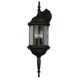 Kenroy Home Custom Fit 3 Light Wall Lantern Black Finish 16267Bl - All