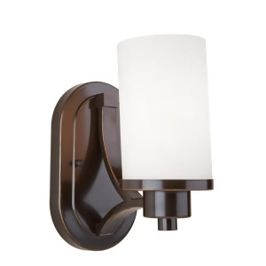 Artcraft Parkdale 1 Light Wall Bracket Oil Rubbed Bronze White Ac1301wh - All