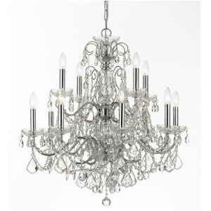 Crystorama Imperial Brass Crystal Chandelier Crystal Crystal 3228-Ch-cl-s - All