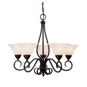 Savoy House Oxford 5 Light Chandelier in English Bronze Kp-94-5-13 - All