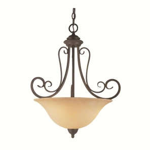 Trans Globe Double Scrolled 19' Pendant 6528 Abz - All