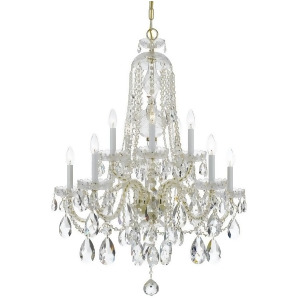 Crystorama Traditional Crystal Spectra Crystal Chandelier 1110-Pb-cl-saq - All