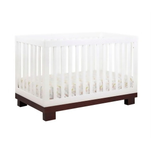 Babyletto Modo 3-in-1 Convertible Crib in Espresso White M6701qw - All