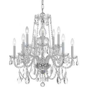 Crystorama Traditional Crystal Spectra Crystal Chandelier 1130-Ch-cl-saq - All