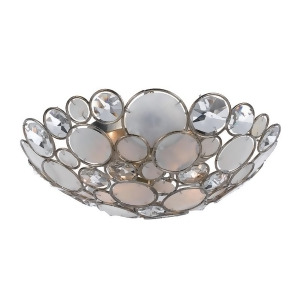 Crystorama Palla 3 Light Antique Silver Ceiling Mount 524-Sa - All