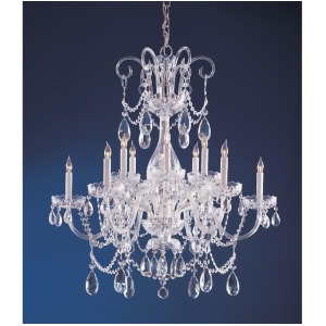 Crystorama Traditional Crystal Chandelier Clear Crystal Elements 1035-Ch-cl-s - All