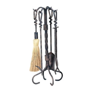 Uniflame 5 Pc. Antique Rust Wrought Iron Toolset F-1695 - All