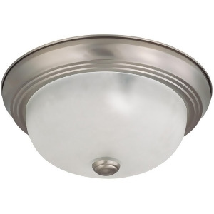 Nuvo Lighting 2 Light 11 Flush Mount w/ Frosted White Glass 60-3311 - All