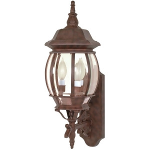 Nuvo Central Park 3 Light 22 Wall Lantern w/ Clear Beveled Glass 60-889 - All