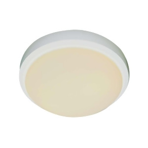 Trans Globe Classic Frosted 13 Flush-Mount White 13881 Wh - All