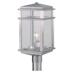 Feiss Mission Lodge 1-Light Post in Brushed Aluminum Ol3408bral - All