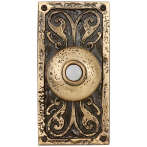 Craftmade Traditional Surface Mount Doorbell Burnished Bronze Pb3037-bb - All