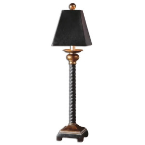 Uttermost Bellcord Black Buffet Lamp 29007 - All